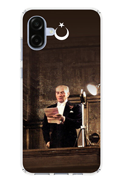 TechTree حافظة سيليكون متوافقة مع هاتف سامسونج جالاكسي A07 من أتاتورك إيرست م...