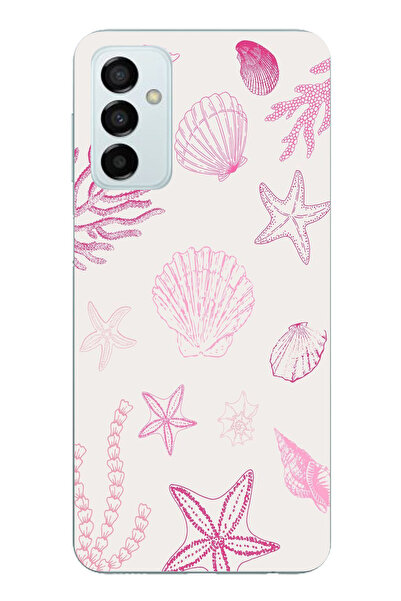 TechTree حافظة سيليكون متوافقة مع هاتف سامسونج جالاكسي M14 باللون الوردي وستا...