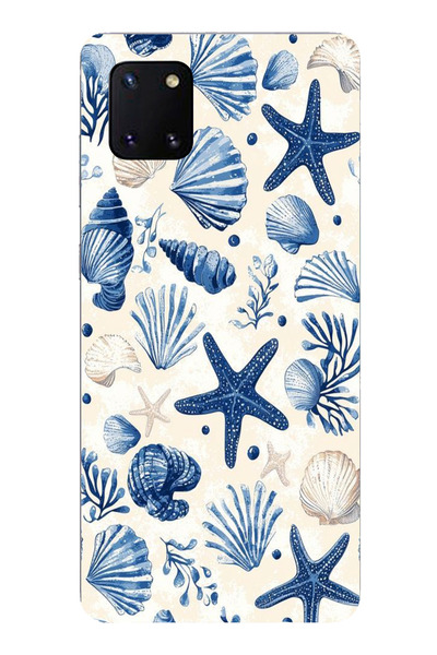 TechTree حافظة سيليكون مطبوع متوافقة مع هاتف سامسونج جالاكسي نوت 10 لايت بنمط...