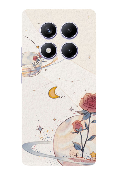 TechTree حافظة سيليكون متوافقة مع هاتف Redmi Note 14 PRO PLUS، بتصميم كوكب ون...