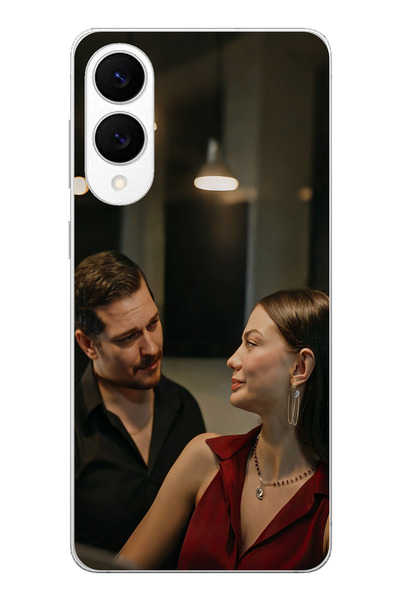 TechTree Samsung Galaxy S25 Edge Compatible Eşref Rüya - Eşref and April Printed Silicone Case