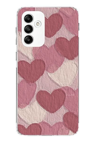 TechTree حافظة سيليكون متوافقة مع هاتف سامسونج جالاكسي A05s باللون الوردي الب...