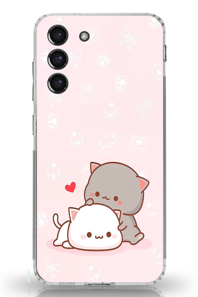 TechTree حافظة سيليكون متوافقة مع هاتف سامسونج جالاكسي S21 FE، لطيفة وريموتية، مطبوع