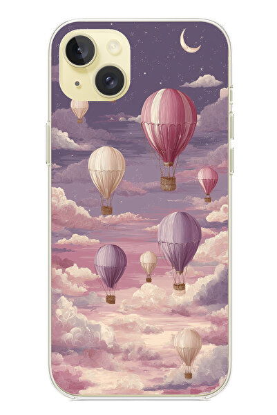 TechTree حافظة سيليكون متوافقة مع هاتف iPhone 15 PLUS باللون الأرجواني السماو...