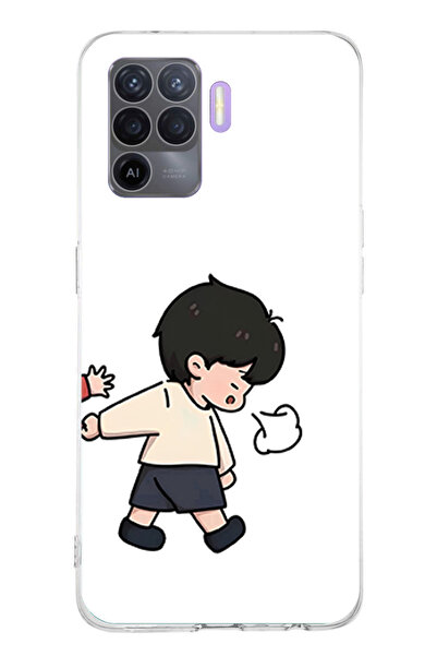 TechTree حافظة سيليكون متوافقة مع هاتف OPPO Reno 5 Lite - حافظة سيليكون متواف...