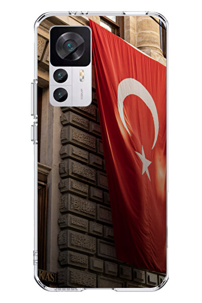 TechTree حافظة سيليكون متوافقة مع هاتف Xiaomi Mi 12T-12T PRO على شكل العلم ال...