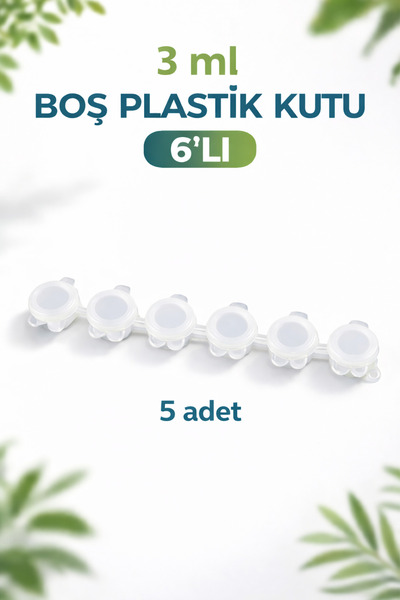 YAHO OYUNCAĞIN DOĞAL HALİ 3 ml boş kap 5 adet