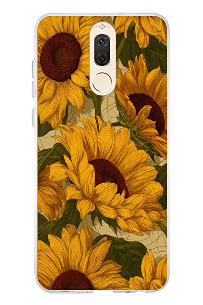 TechTree حافظة سيليكون متوافقة مع هاتف هواوي ميت 10 لايت باللون الأصفر الذهبي...