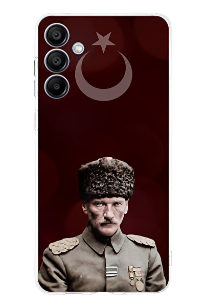 TechTree حافظة سيليكون متوافقة مع هاتف سامسونج جالاكسي A16 على شكل نجمة وهلال...