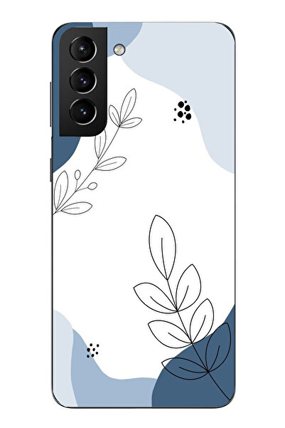 TechTree حافظة سيليكون متوافقة مع هاتف سامسونج جالاكسي S21 بلس باللون الأزرق ...