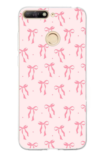 TechTree حافظة سيليكون مطبوع متوافقة مع هاتف هواوي Y6 2018 - هونر 7A بنمط فيو...