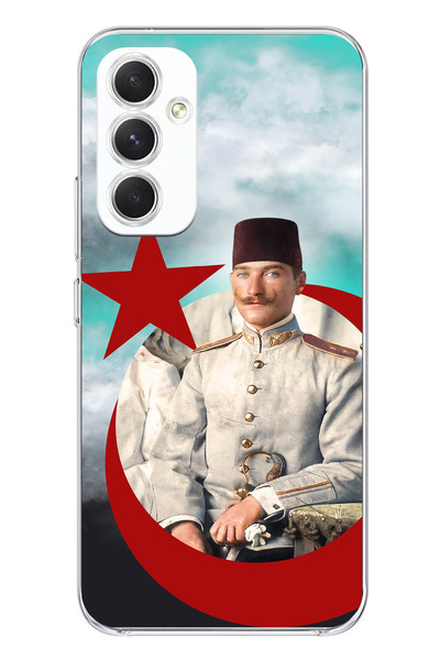 TechTree Samsung Galaxy A54 Compatible Youth Years Ataturk Printed Silicone Case
