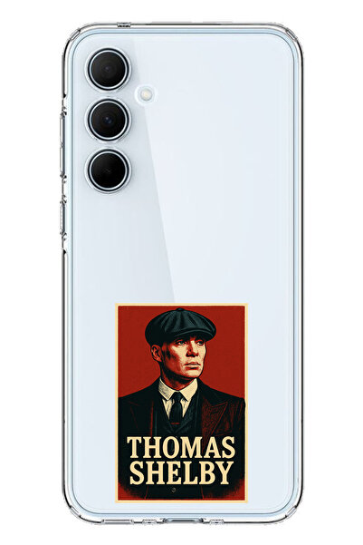 TechTree حافظة سيليكون متوافقة مع هاتف سامسونج جالاكسي A35 من توماس شيلبي مطبوع