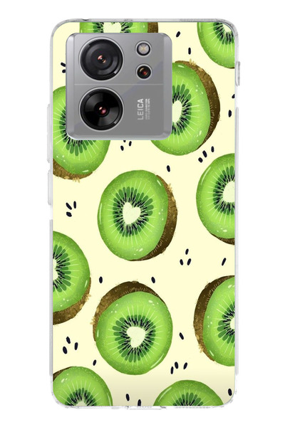 TechTree حافظة سيليكون متوافقة مع Xiaomi Mi 13T-13T PRO وشرائح الكيوي الأخضر ...