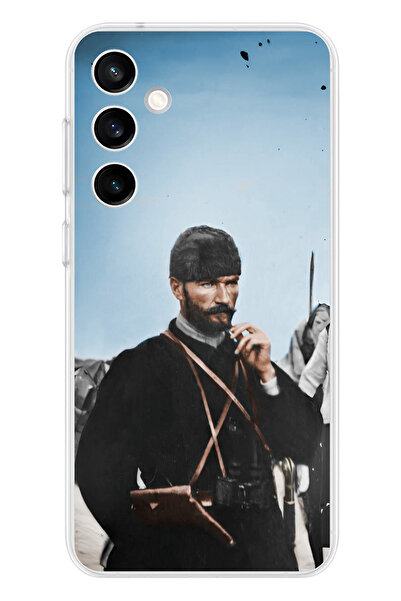 TechTree حافظة سيليكون متوافقة مع هاتف سامسونج جالاكسي S23 FE من أتاتورك سيهي...