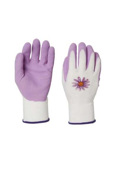 Gloves البستنة الأرجوانية