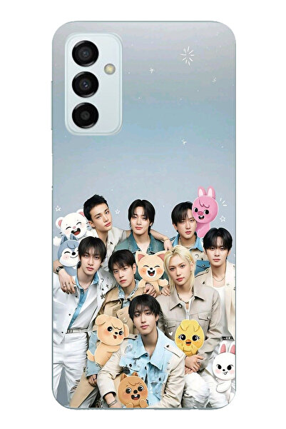 TechTree Printed Silicone Case Compatible with Samsung Galaxy M14, Tray Kids ...