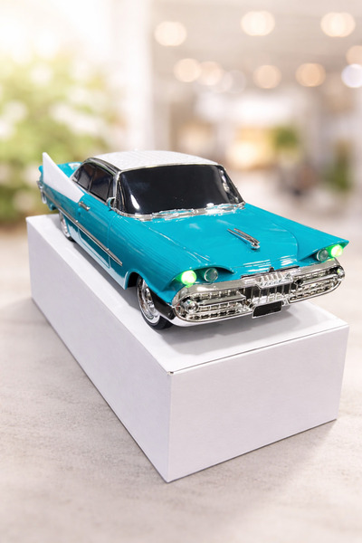 Teknoland Park Nostaljik Araba Şeklinde Bluetooth Speaker Şarjlı Led Işıkli K...