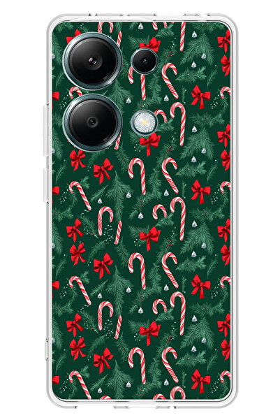 TechTree حافظة سيليكون متوافقة مع Redmi Note 13 PRO 4G على شكل شجرة الصنوبر و...