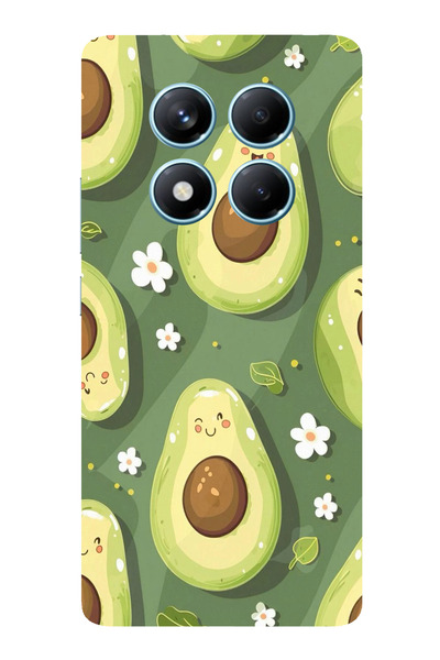 TechTree حافظة سيليكون متوافقة مع هاتف Redmi Note 14 PRO 4G باللون الأخضر الل...