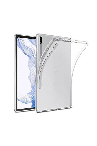 Netzy حافظة Galaxy Tab S8 متوافقة مع غطاء سيليكون فائق الجودة للتابلت - عديم ...