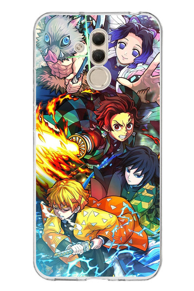 TechTree Huawei Mate 20 Lite Compatible Demon Slayer: Demon Slayers B Printed Silicone Case