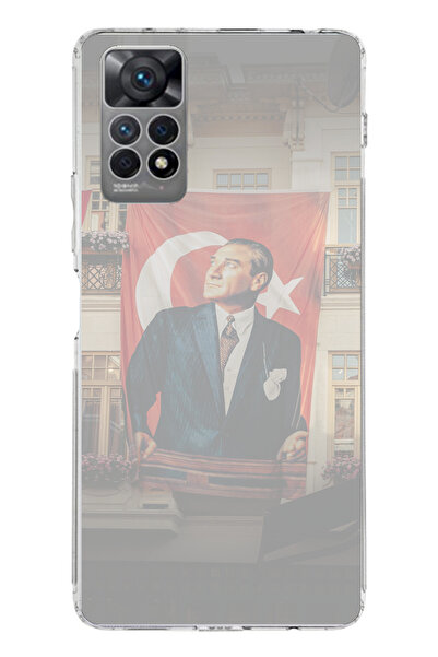 TechTree حافظة سيليكون متوافقة مع هاتف Redmi Note 12 PRO 4G بتفاصيل العلم الع...