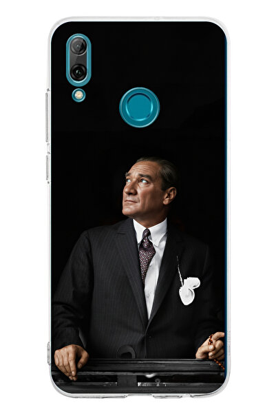 TechTree حافظة سيليكون متوافقة مع هاتف Huawei P Smart 2019 من Ufka Lider Atat...