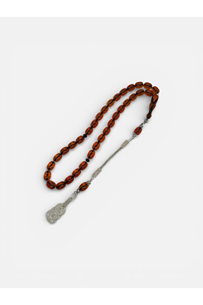 EnazStore Handcrafted Copper Kazaz Tassel Fire Amber