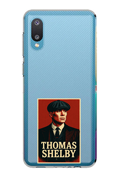 TechTree حافظة سيليكون متوافقة مع هاتف سامسونج جالاكسي A02 من توماس شيلبي مطبوع