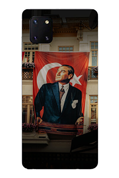 TechTree حافظة سيليكون متوافقة مع هاتف سامسونج جالاكسي نوت 10 لايت بتفاصيل عل...