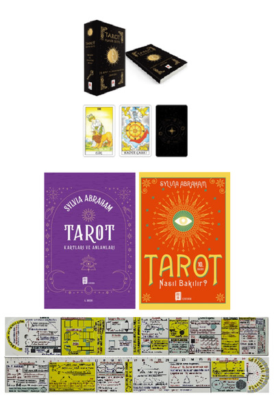 Mona Kitap Tarot Klasik Deste+Tarot Kartları ve Anlamları+Tarot Nasıl Bakılır...