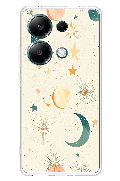 TechTree حافظة سيليكون متوافقة مع هاتف Redmi Note 13 PRO 4G ذات خلفية كريمية ...