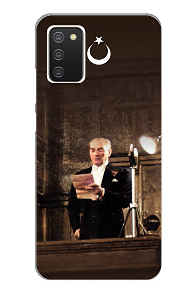 TechTree حافظة سيليكون متوافقة مع هاتف سامسونج جالاكسي A02S، خطاب مجلس أتاتور...