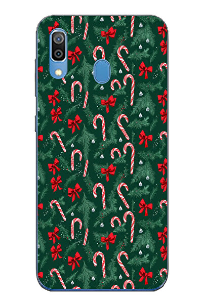 TechTree حافظة سيليكون متوافقة مع هاتف سامسونج جالاكسي A20-A30 لشجرة الصنوبر ...