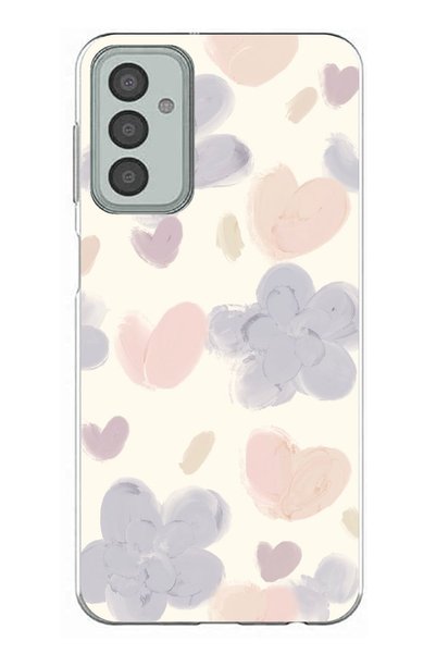 TechTree Samsung Galaxy M13-M23 Compatible Pastel Paint Garden Flower and Hea...