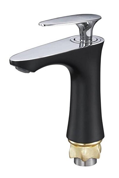 ZEGOR Black Chrome Sink Mixer A 1010 YB - Ziqour