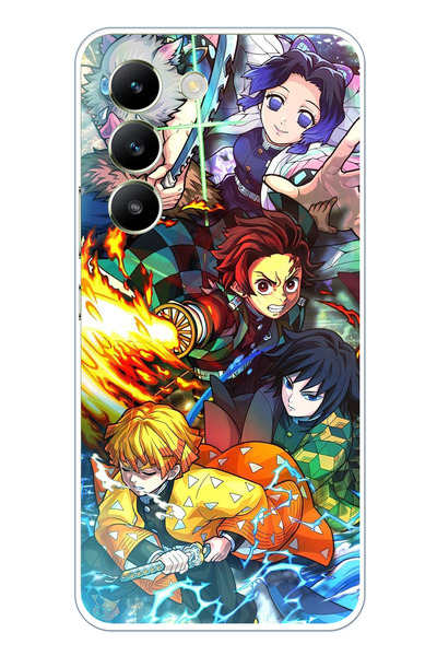 TechTree جراب سيليكون مطبوع عليه شخصيات قاتل الشياطين: أسطورة قاتل الشياطين م...