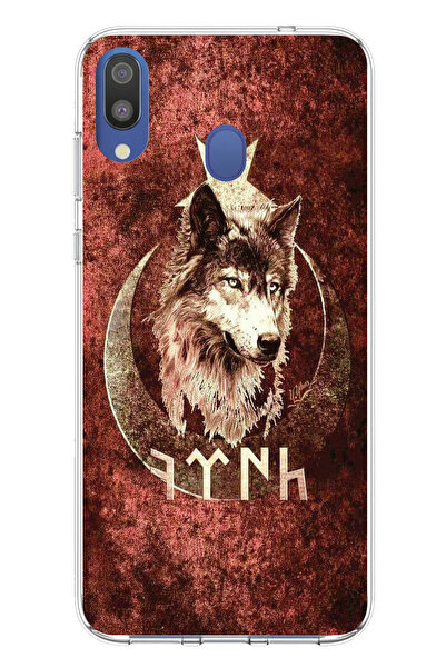 TechTree حافظة سيليكون مطبوع متوافقة مع هاتف سامسونج جالاكسي M20 مع كتابة جوك ترك ونقش بوزكويرت