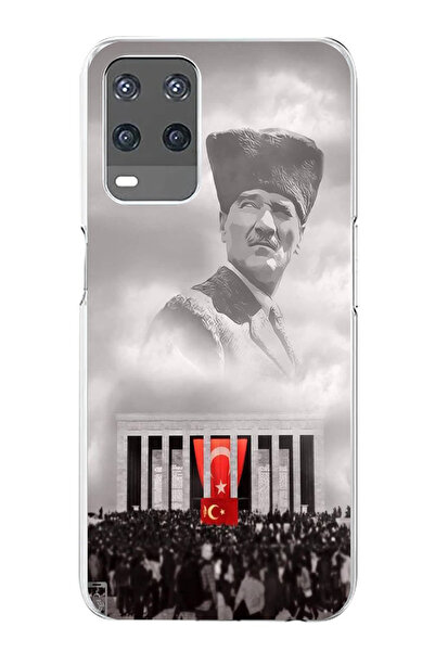 TechTree حافظة سيليكون أتاتورك مطبوع متوافقة مع هاتف OPPO A54