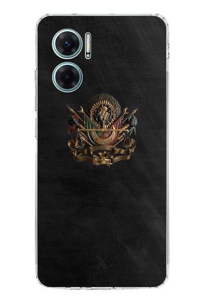 TechTree جراب سيليكون مطبوع متوافق مع هاتف Redmi Note 11E مع تفاصيل التوجراس ...