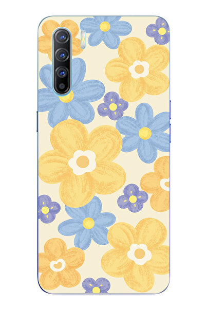 TechTree حافظة سيليكون ناعمة متوافقة مع هاتف اوبو رينو 3-A91 مطبوع