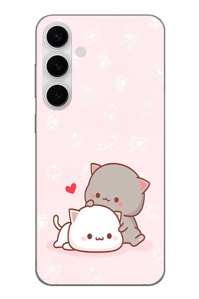 TechTree حافظة سيليكون متوافقة مع هاتف Samsung Galaxy S24 FE لطيفة وريموتيك ك...