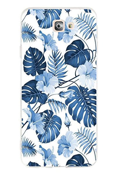 TechTree حافظة سيليكون مطبوع متوافقة مع هاتف سامسونج جالاكسي J7 برايم بنمط أو...