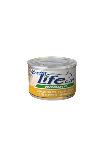 Life Cat لايف كات طعام رطب فيلية الدجاج للقطط 150g