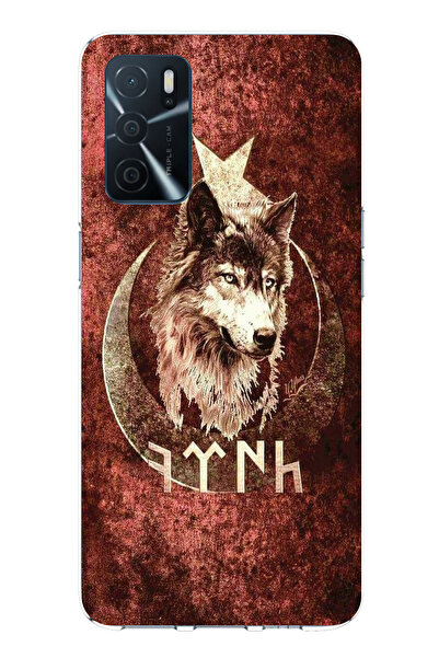 TechTree حافظة سيليكون مطبوع متوافقة مع هاتف اوبو A16 مع كتابة جوكتورك ونمط ب...