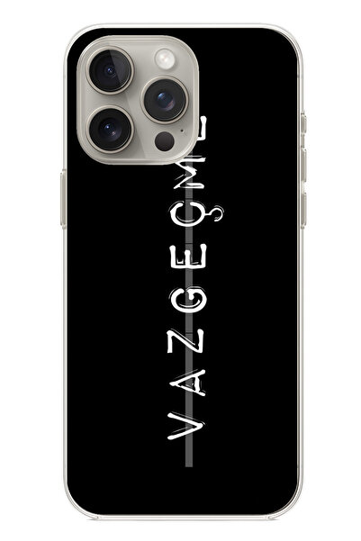 TechTree حافظة سيليكون متوافقة مع هاتف iPhone 15 PRO MAX مكتوب عليها مطبوع