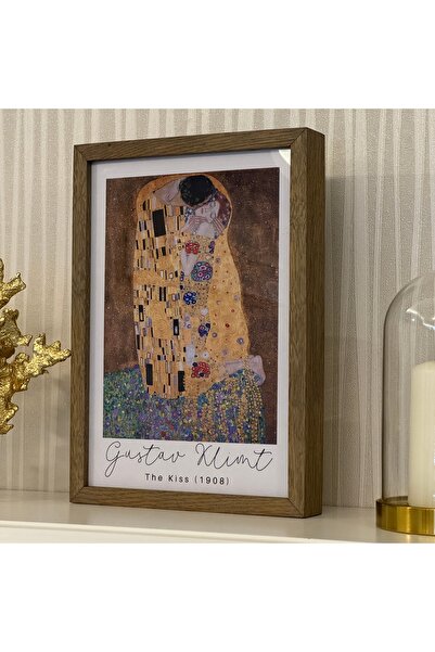 FlorenziArt 21x30 Gri Eskitme Meşe Çerçeve | 4cm Kalınlık | El Yapımı Müze Se...