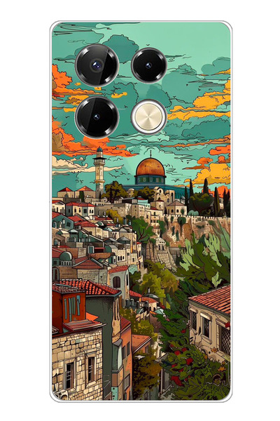 TechTree حافظة سيليكون متوافقة مع هاتف Infinix Note 40 PRO من فلسطين الحرة وق...