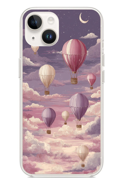 TechTree حافظة سيليكون متوافقة مع هاتف iPhone 14 PLUS باللون الأرجواني السماو...